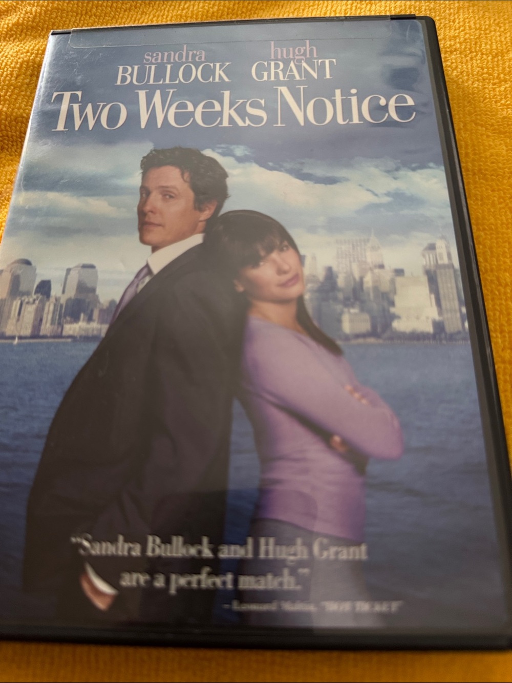 Two Weeks Notice Movie Poster Wall Art - Purple